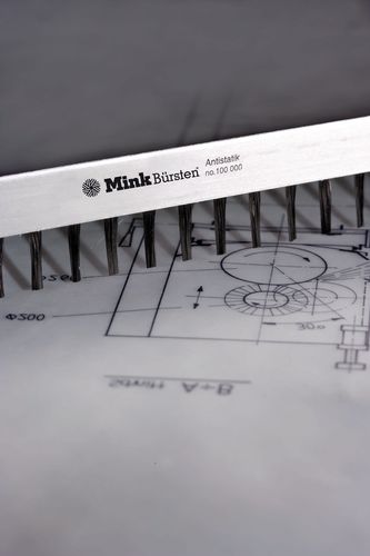 Cepillo antiestático - August Mink GmbH & Co. KG, Mink Bürsten - de listón / de protección / metálico