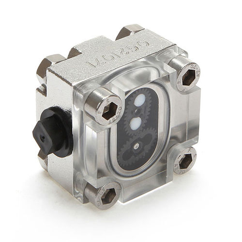 Caudalímetro de piñones ovalados - Metra-Clear - Titan Enterprises - volumétrico / para líquido / DN25 - 1"