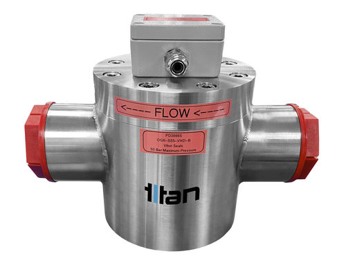 caudalímetro de piñones ovalados - Titan Enterprises