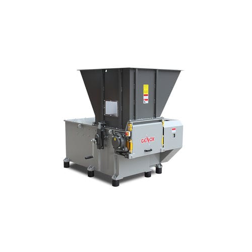 Destrozador de 1 eje - V series - Genox Recycling Tech (China) Co., Ltd. - para madera / para cartón / de desechos