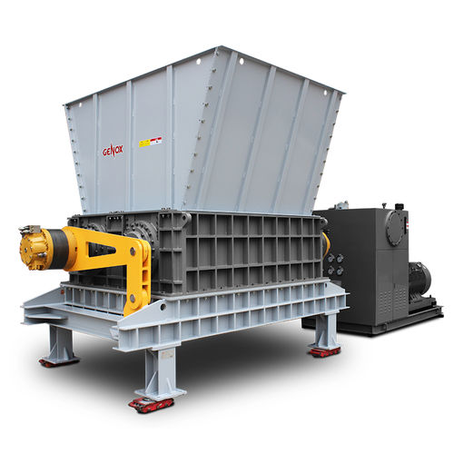 Destrozador primario - TS series - Genox Recycling Tech (China) Co., Ltd. - de 2 ejes / de desechos / de residuos industriales