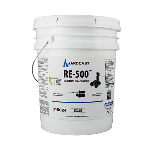 Revestimiento de aislamiento - RE-500 (Black) - Hardcast - de fibra de vidrio / para aplicaciones de calefacción, ventilación y aire acondicionado (HVAC)