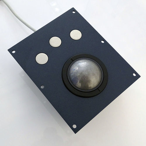 Trackball óptico - NX550-10 - NICONIX - empotrable / 2 inch (50 mm) / USB