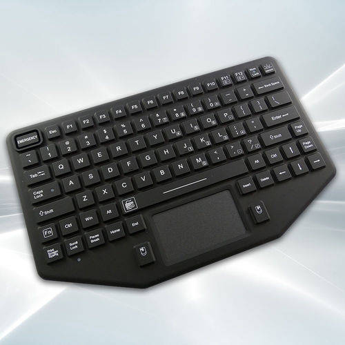 Teclado empotrable - InduBoard 253 - NICONIX - de tecla mecánica / 88 teclas / con alfombrilla táctil