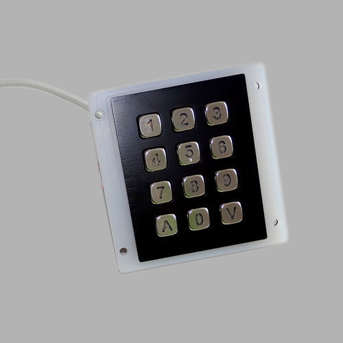 Teclado numérico 12 teclas - NICONIX - benchtop / de acero inoxidable / USB