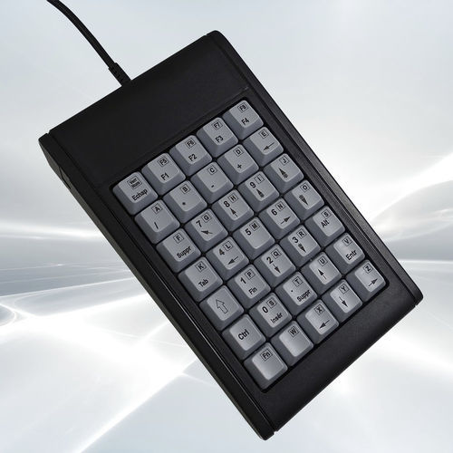 Teclado de mesa - NXN-KBD-252-02 - NICONIX - de tecla mecánica / 35 teclas / IP20