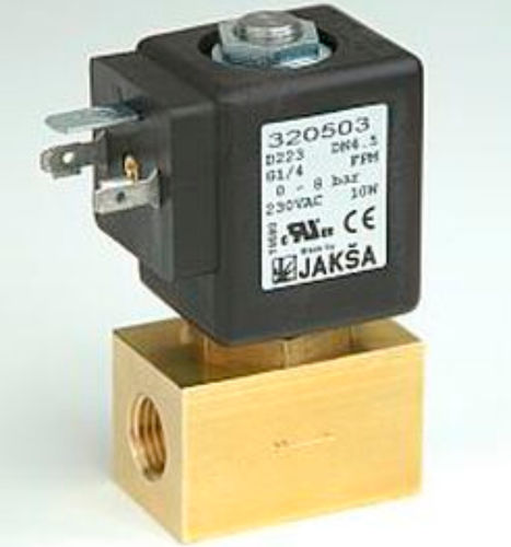 Electroválvula de control directo - D220 - JAKSA SOLENOID VALVES - de 2 vías / NC / agua