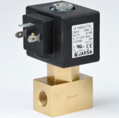 Electroválvula de pistón - BS1 - JAKSA SOLENOID VALVES - de control asistido / de 2 vías / NC