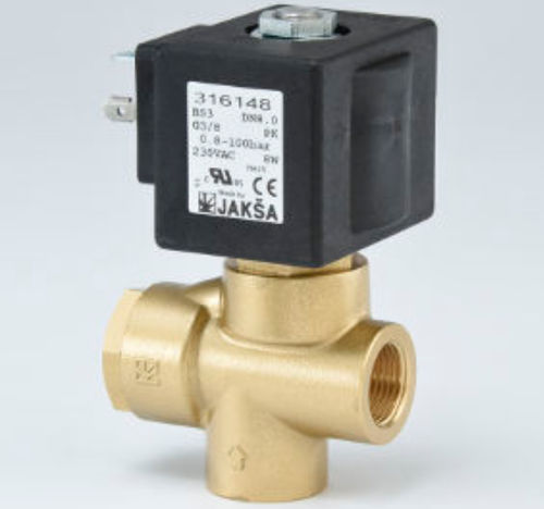 Electroválvula de pistón - BS3 - JAKSA SOLENOID VALVES - de control asistido / de 2 vías / NC