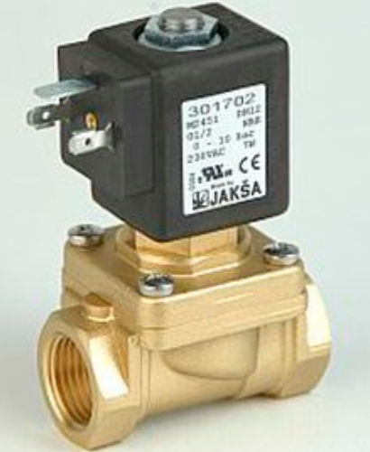 Electroválvula de baja presión - M2451  - JAKSA SOLENOID VALVES - de control asistido / de 2 vías / NC