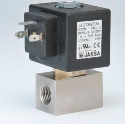Electroválvula de alta presión - D2N  - JAKSA SOLENOID VALVES - de control directo / de 2 vías / NC