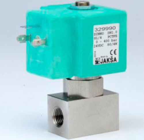 Electroválvula de alta presión - D22NNO  - JAKSA SOLENOID VALVES - de control directo / de 2 vías / NA