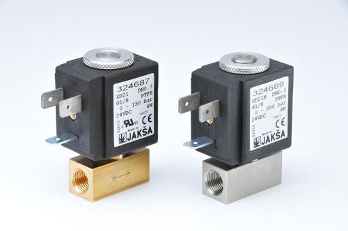 Electroválvula de alta presión - XD21 - JAKSA SOLENOID VALVES - de control directo / de 2 vías / para gas