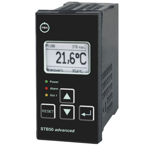 Limitador de temperatura de seguridad - STB 50 - West Control Solutions - con pantalla LCD / para supervisión de proceso / montado en panel
