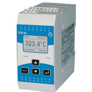 Limitador de temperatura de seguridad - STB 55 - West Control Solutions - con pantalla LCD / para supervisión de proceso