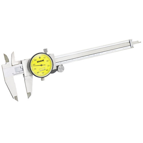 Pie de rey con aguja - SHAHE/5105-150A 0-150mm 0.01mm ±0.02mm/Dial Caliper - Wenzhou Sanhe Measuring Instrument Co., Ltd - de acero inoxidable / a prueba de golpes