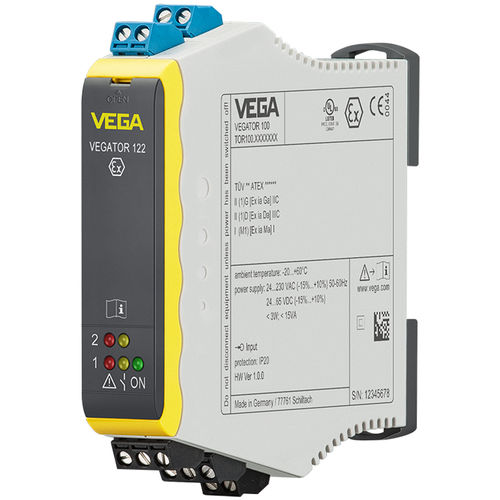 Acondicionador de señal multivías - VEGATOR 122 - VEGA TECHNIQUE - en riel DIN / para detección de nivel