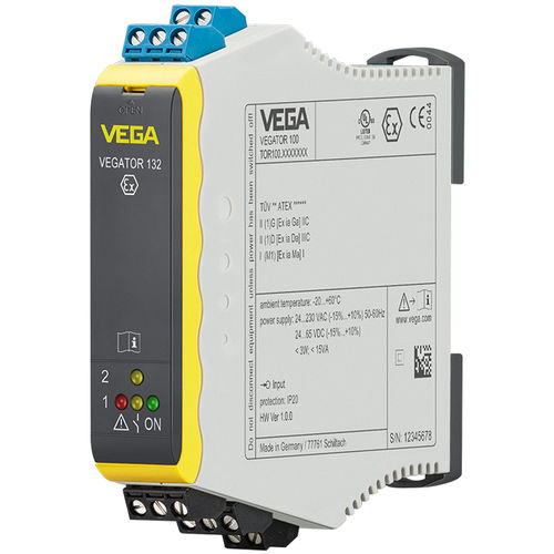 Acondicionador de señal multivías - VEGATOR 132 - VEGA TECHNIQUE - en riel DIN / para detección de nivel
