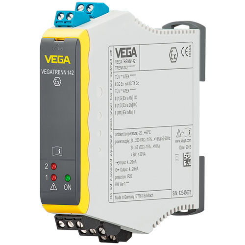 Aislador galvánico - VEGATRENN 142 - VEGA TECHNIQUE - de señal / ATEX / de 2 vías