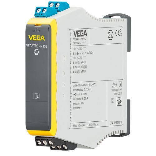 Aislador galvánico - VEGATRENN 152 - VEGA TECHNIQUE - de señal / ATEX / de 2 vías
