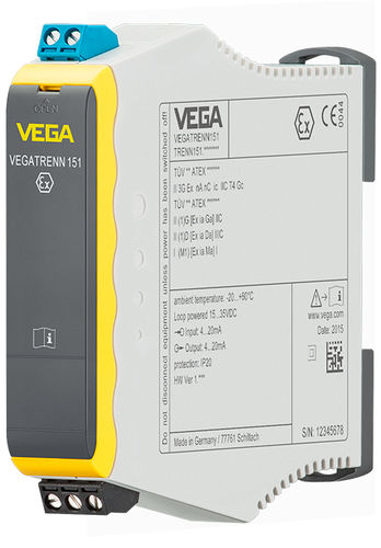 Aislador galvánico - VEGATRENN 151 - VEGA TECHNIQUE - ATEX