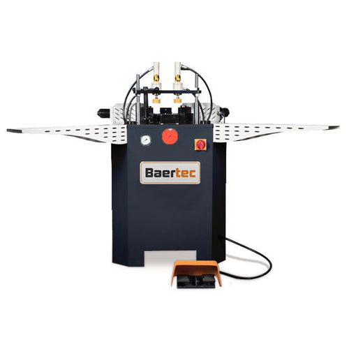 Engastadora de esquinas para perfiles de aluminio - 2AP - Baertec - semiautomática / hidráulica / con pedal