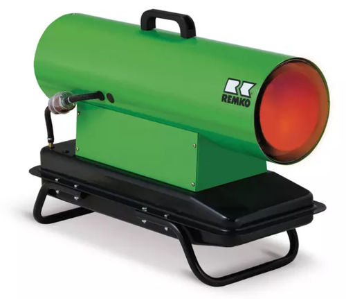 Generador de aire caliente portátil - DZH series - REMKO - a fueloil / de gasóleo / con chimenea