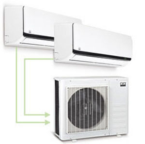 Unidad de climatización de pared - MVT series - REMKO - compacta / split / reversible