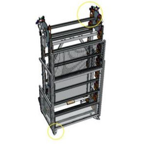 Transportador vertical - AFP  - TÜNKERS - de transporte / de carga / de descarga