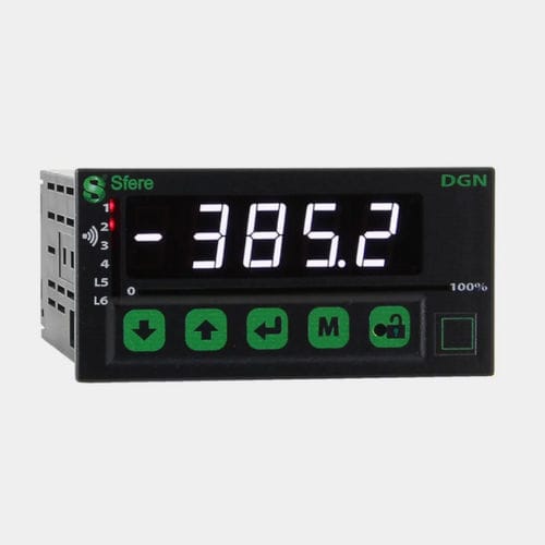 Indicador de tiempo - DGN175 S - ARDETEM SFERE - digital / de 4 dígitos / para montaje sobre panel