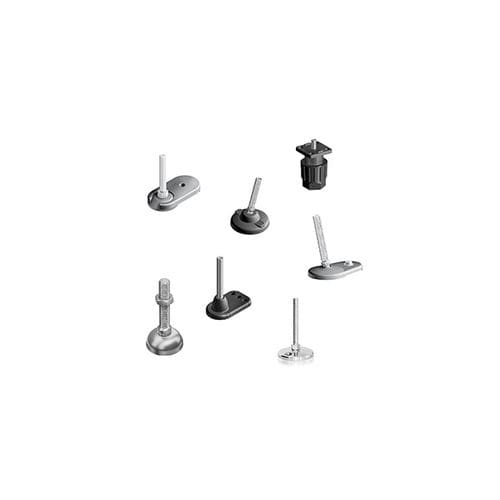 Pie de máquina - 098 - FATH GmbH - de acero inoxidable / de acero galvanizado / de nivelación