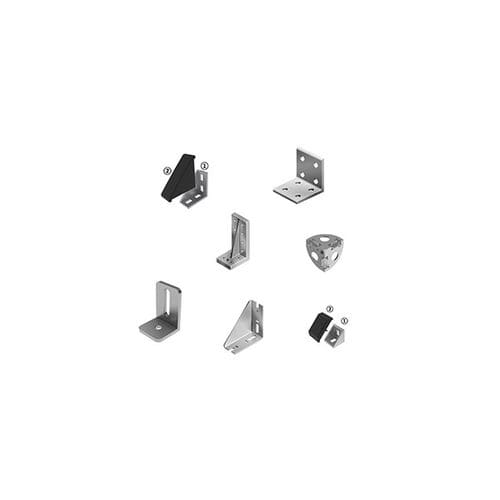 Soporte en escuadra para perfil de aluminio - 093W series - FATH GmbH