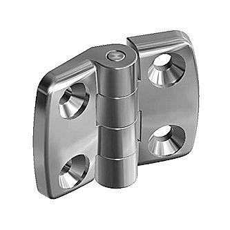 Bisagra plana - max. 800 N - FATH GmbH - de acero inoxidable / atornillable / 180°