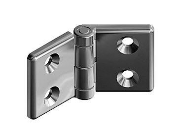 Bisagra plana - max. 350 N - FATH GmbH - de acero inoxidable / atornillable / 180°