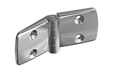 Bisagra plana - max. 900 N  - FATH GmbH - de acero inoxidable / atornillable / 180°