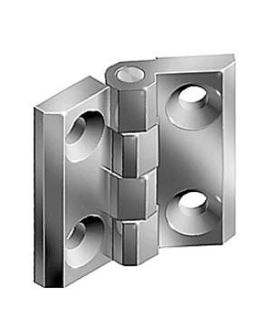 Bisagra plana - FATH GmbH - de acero inoxidable / atornillable / 180°