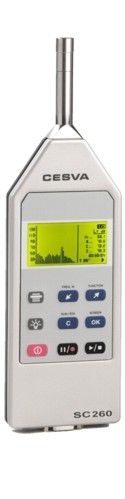 Sonómetro analizador - SC260 - CESVA - clase 2 / con adquisición de datos / en tiempo real