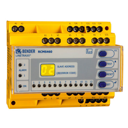 Sistema de supervisión de la corriente residual - LINETRAXX® RCMS460-L - BENDER - continuo / digital / multivías