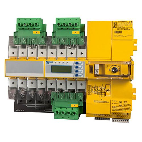 Conmutador inversor automático - ATICS®-…-DIO - BENDER - manual / para riel DIN / compacto