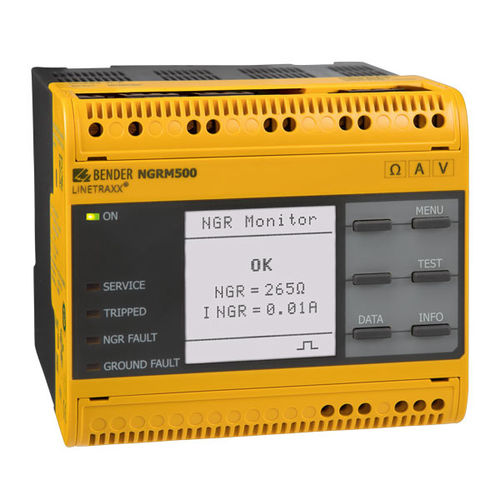 Sistema de supervisión de resistencia de puesta a tierra - LINETRAXX® NGRM500 - BENDER - de medición / de redes de distribución de energía / Ethernet