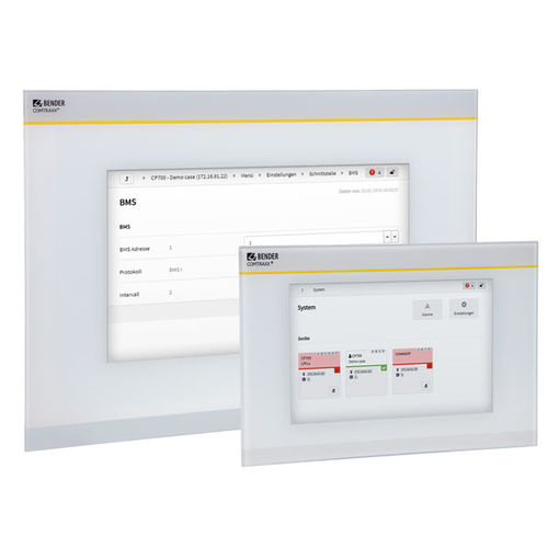 Terminal de control con pantalla táctil - COMTRA ® CP9…-I series - BENDER - empotrable / al ras / robusto