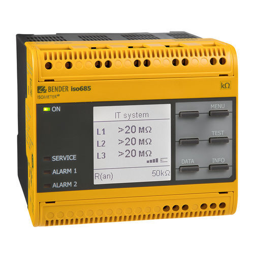 Aparato de control de aislamiento para red AC - ISOMETER® isoNAV685-D-B - BENDER - Modbus