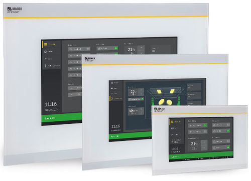 Terminal con pantalla táctil - COMTRA ® CP9  series - BENDER - empotrable / IP54 / sin ventilador