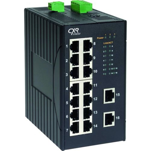 Conmutador Ethernet no administrable - SWD-H-16TX - CXR Networks - 8 puertos / 10 puertos / 16 puertos