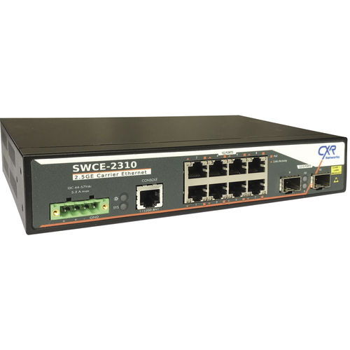 Conmutador Ethernet administrable - SWCE-2310 - CXR Networks - 10 puertos / 10/100BaseT(X) / 4 puertos de fibra óptica