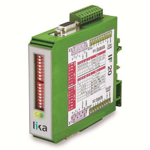 Convertidor de señal digital - IF20 - Lika Smart encoders & actuators - incremental / transmisor / digital