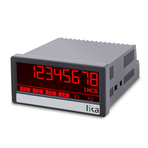 Panel de visualización LED - LD210 - Lika Smart encoders & actuators - gráfico / de 8 dígitos / industrial