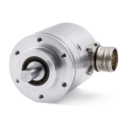 Encoder rotativo absoluto - MH58S - Lika Smart encoders & actuators - magnético / con eje macizo / analógico