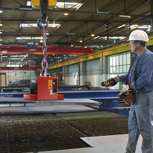 Imán de elevación permanente de conmutación manual - DBM - Demag Cranes & Components GmbH - con batería