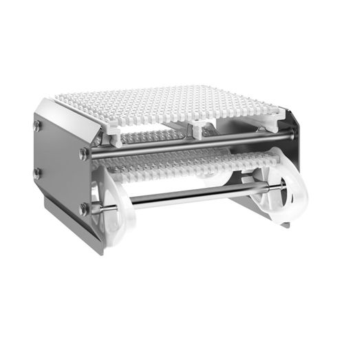 Transportador de cinta modular - WLX series - FlexLink - con bisagra / horizontal / de transporte